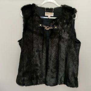Michel Kors faux fur vest